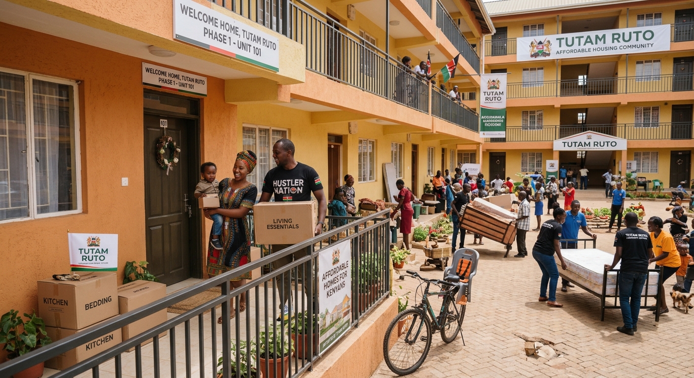 Tutam Ruto affordable housing community and residents